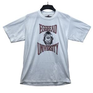 Vintage Egghead University 80s XXL T-shirt Single Stitch Sleeve